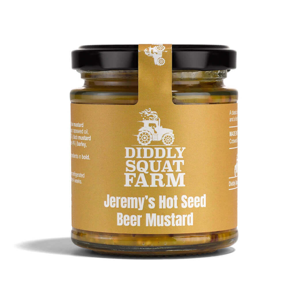 Diddly Squat Jeremy’s Hot Seed Beer Mustard 190g